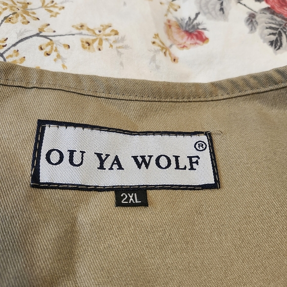 2XL Tan fishing hunting utility vest adjustable - Picture 2 of 7